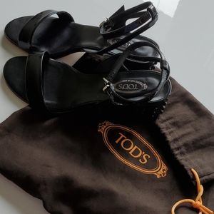 Tod's Stud Block-heel Sandals